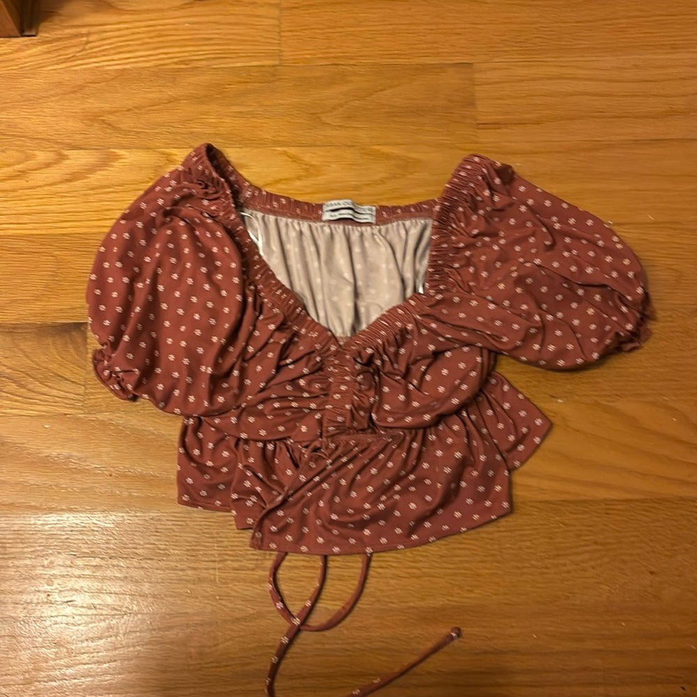 Urban Outfitters Small Flare Ruffle Top